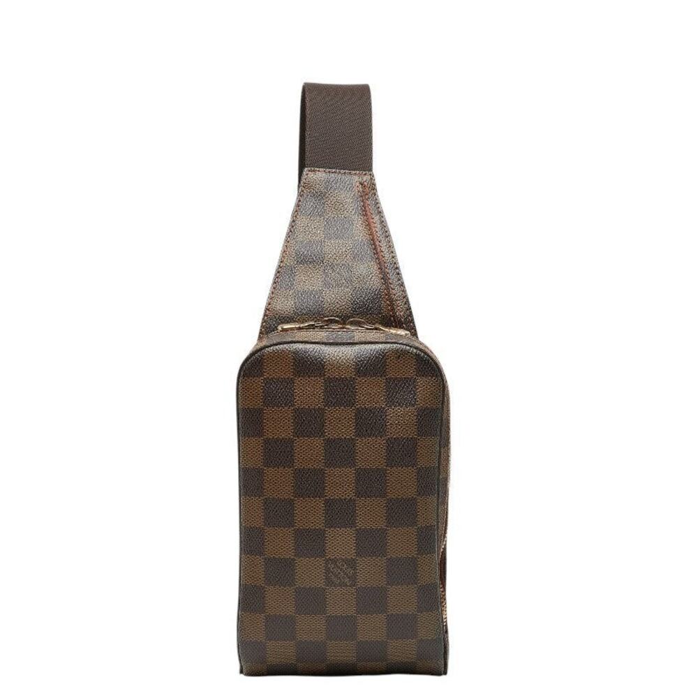 Louis Vuitton Damier Ebene Geronimos Body Bag Waist Bag Brown